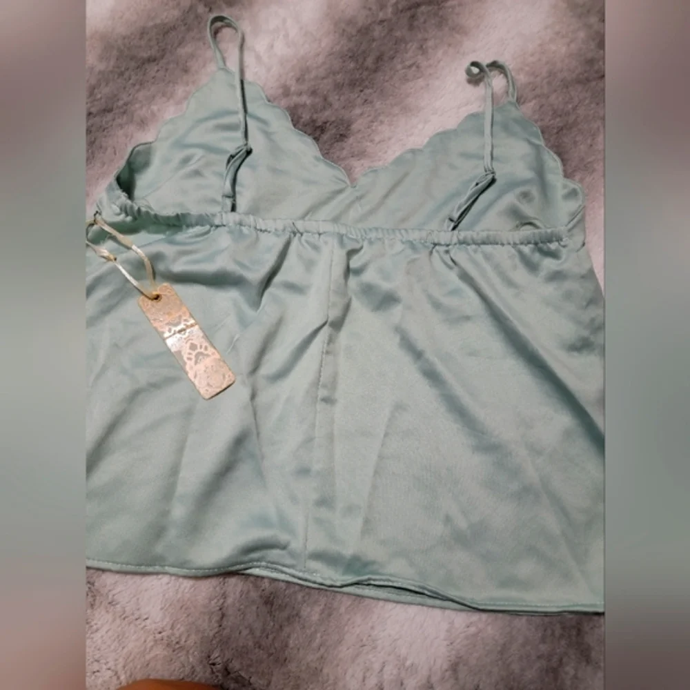 Women's Pale Blue Cami Top - Picture 3 of 5